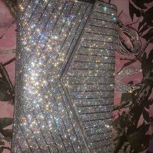 Earring ,clutch & bracelet